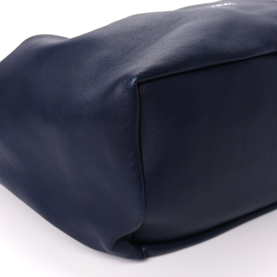 Loewe Buttery Nappa Lambskin Medium Squeeze Bag Abyss Blue Image 7