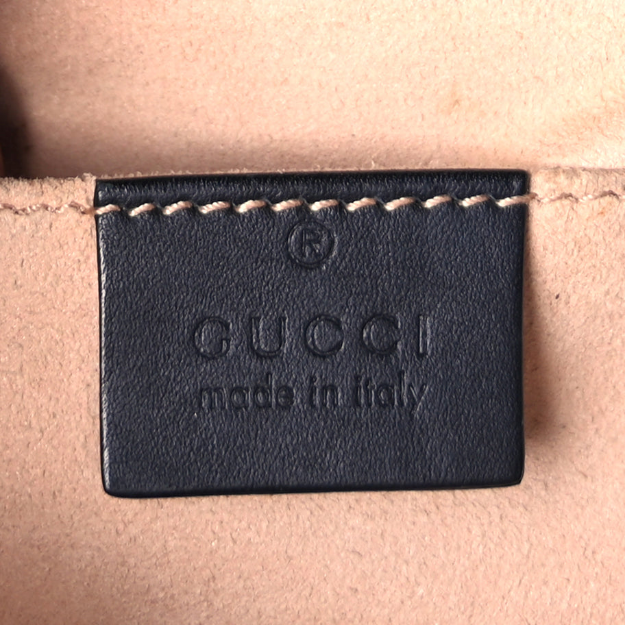 Gucci GG Supreme Monogram Bees Small Padlock Shoulder Bag  Black Image 5