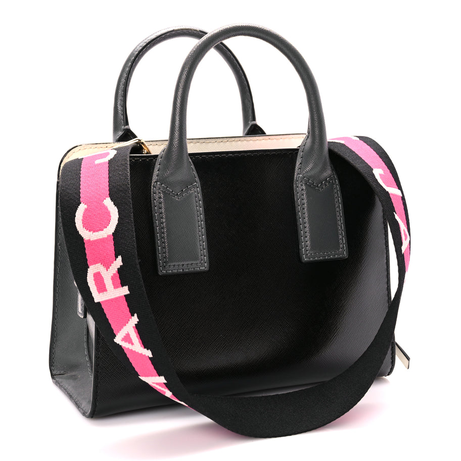 Marc Jacobs Saffiano Snapshot Tote Black Multicolor Image 2