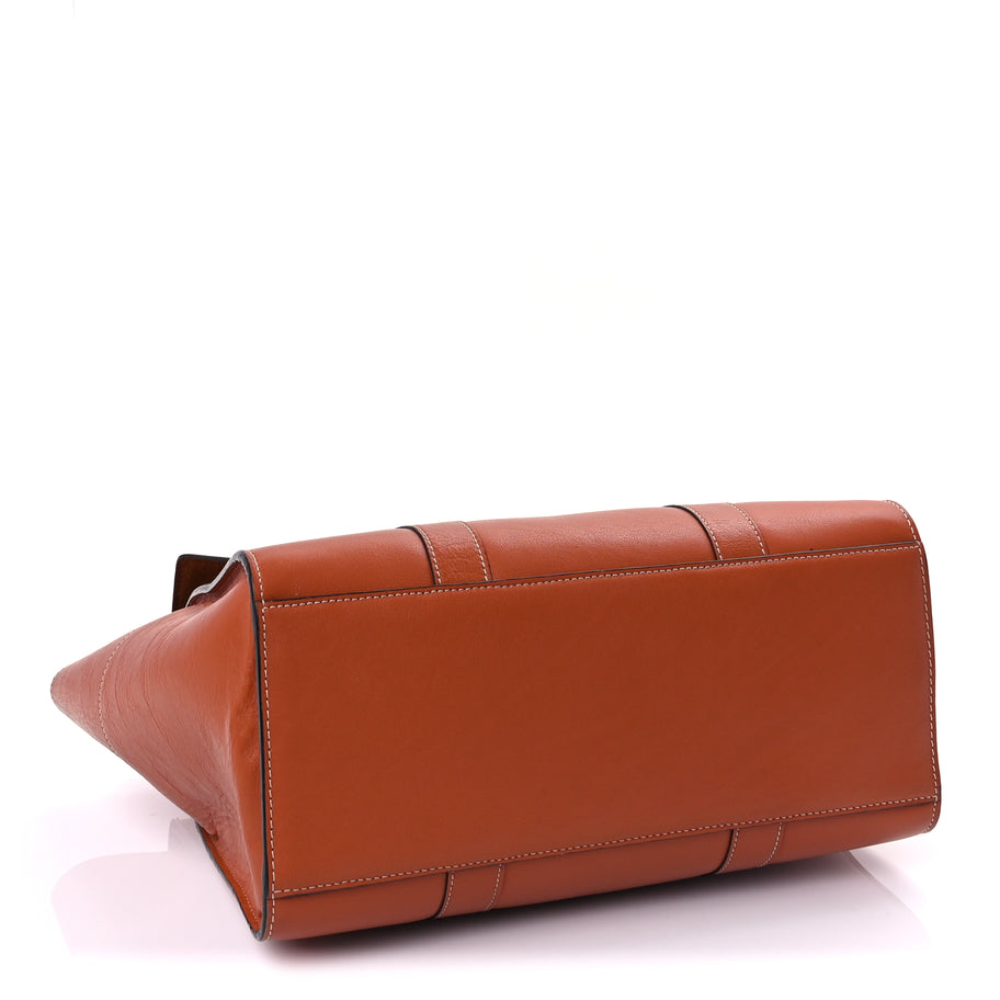 Mulberry Silky Calfskin New Bayswater  Red Clay Image 3