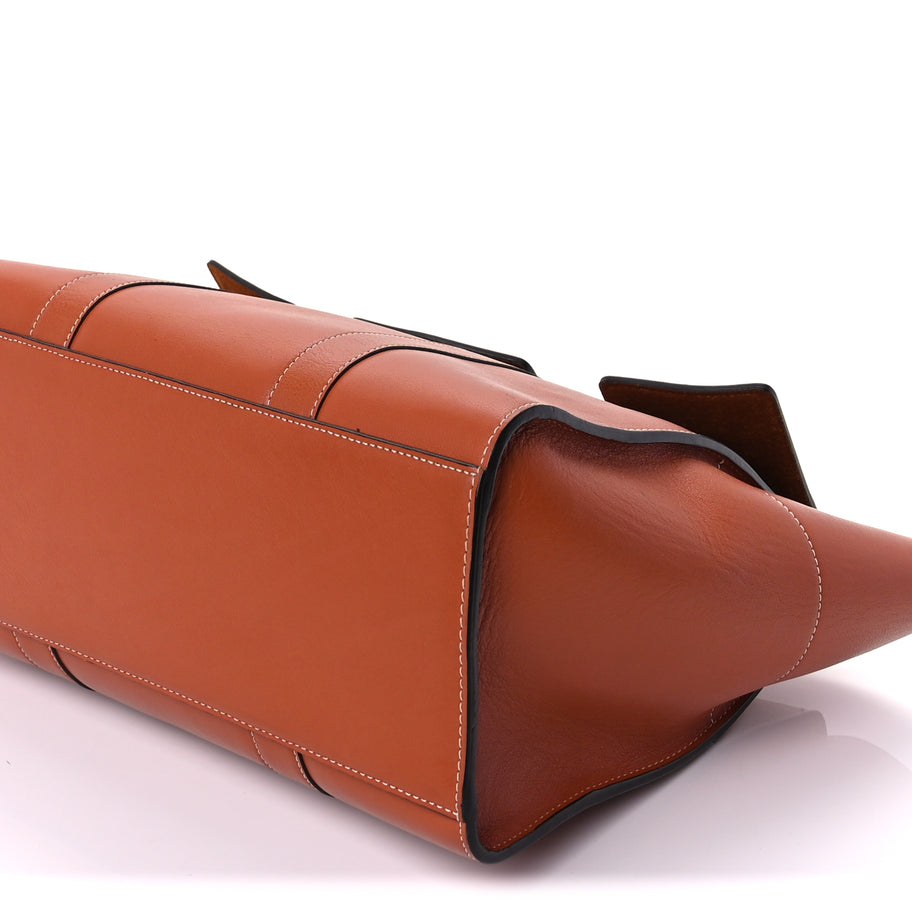 Mulberry Silky Calfskin New Bayswater  Red Clay Image 7