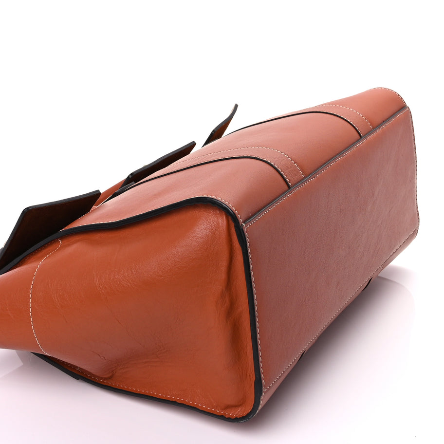 Mulberry Silky Calfskin New Bayswater  Red Clay Image 8