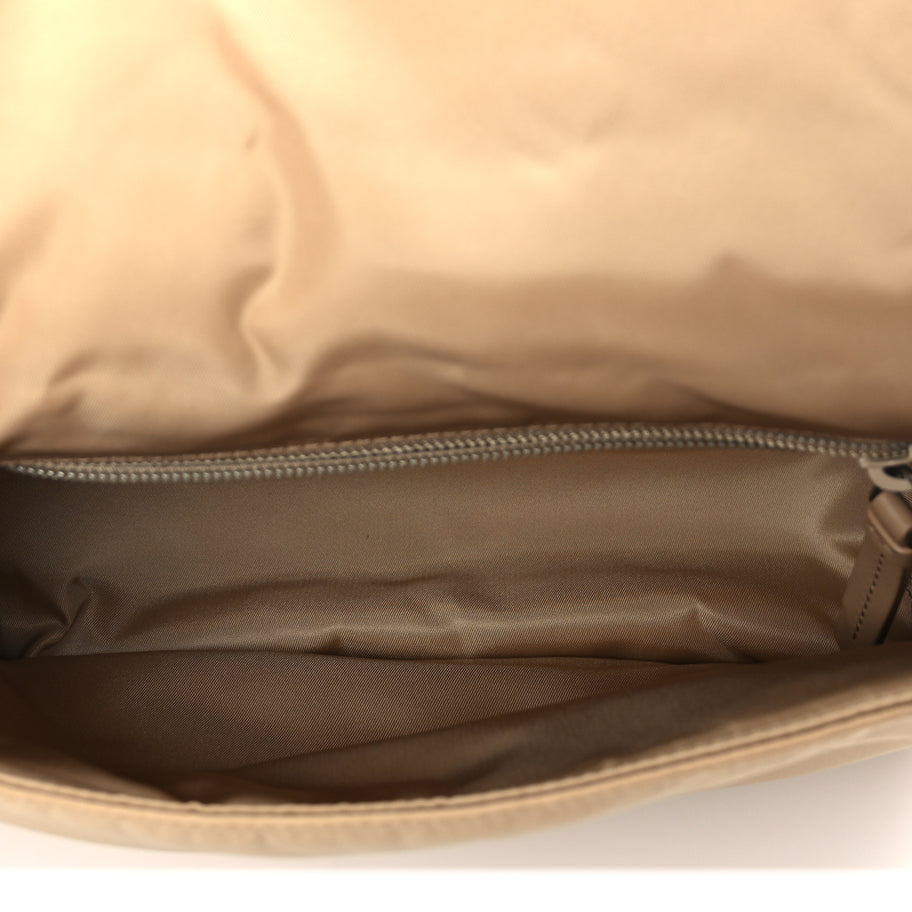 Prada Re-Nylon Vitello Padded Small Flap Shoulder Bag Deserto Image 4