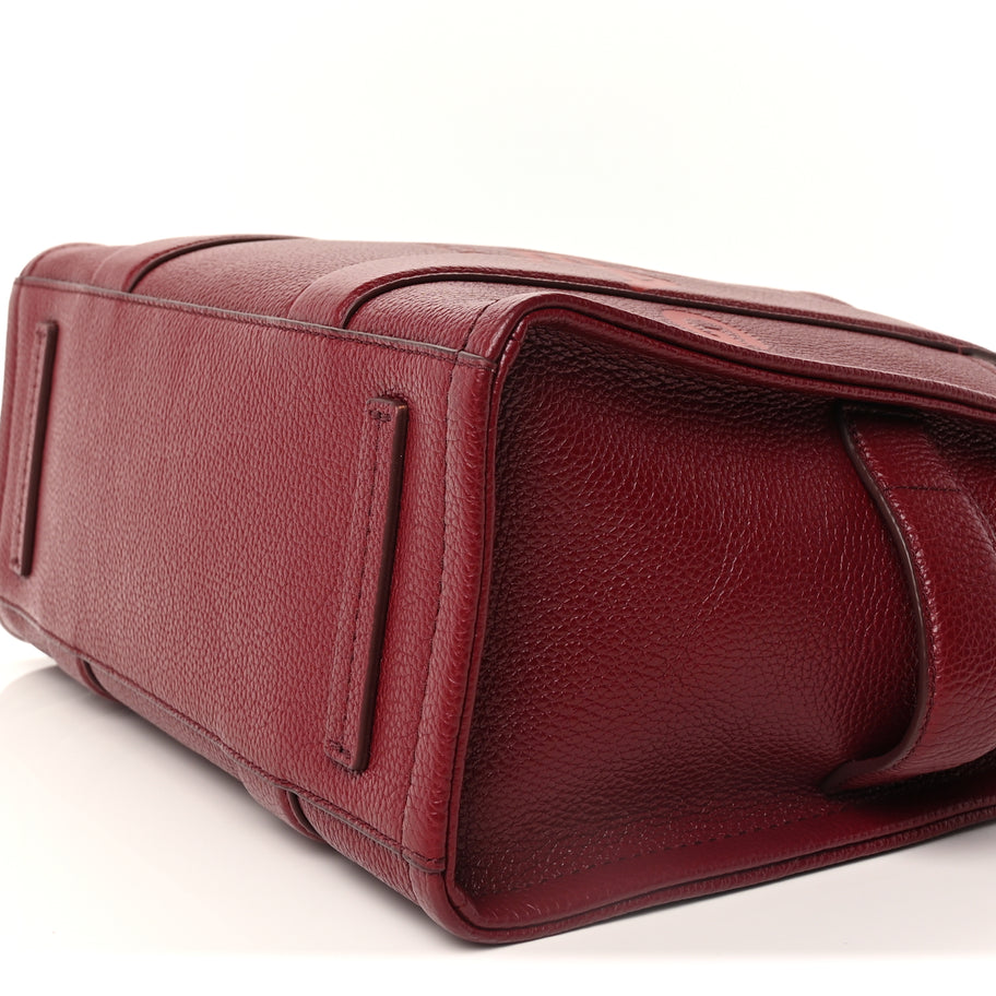 Marc Jacobs Grained Calfskin Medium The Tote Bag  Cherry Image 7