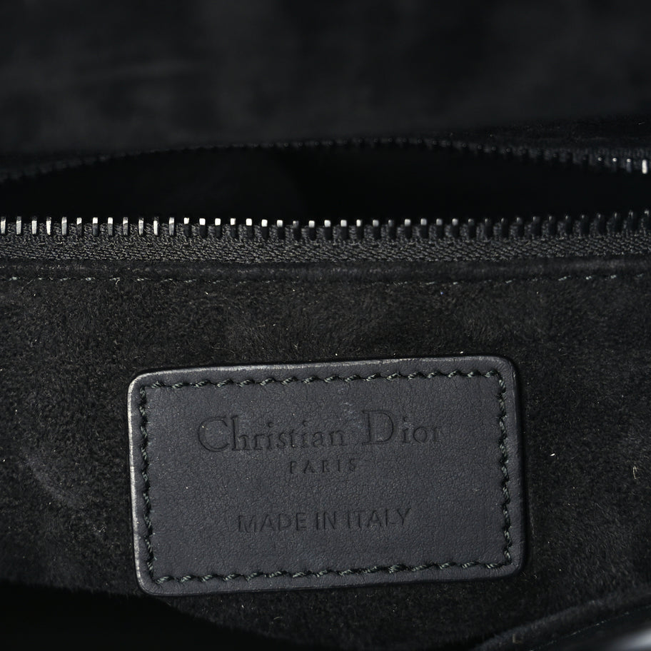 Christian Dior Ultra Matte Calfskin Cannage Small My ABCDior Lady Dior Black Image 5