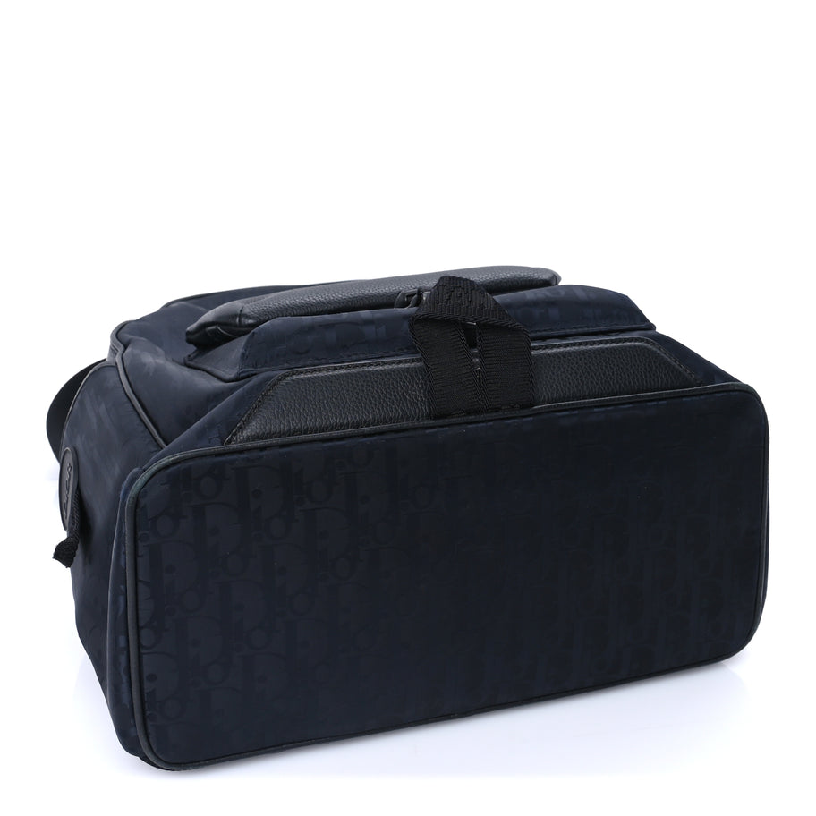 Christian Dior Oblique Galaxy Calfskin Backpack  Black Image 3