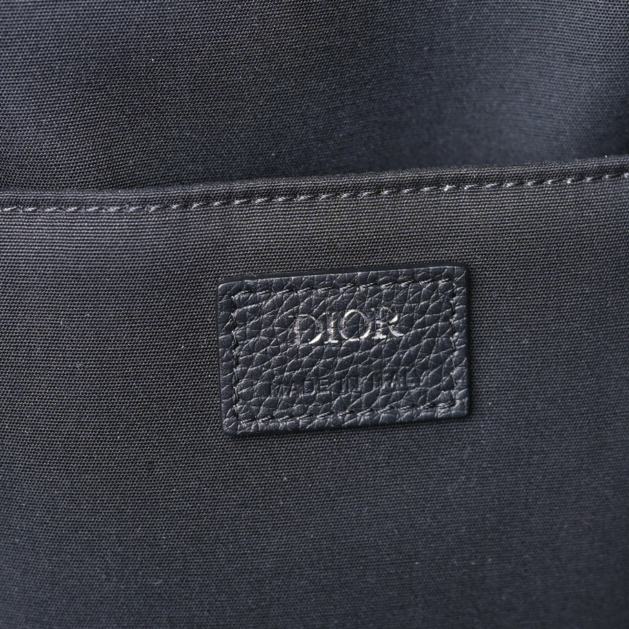Christian Dior Oblique Galaxy Calfskin Backpack  Black Image 5