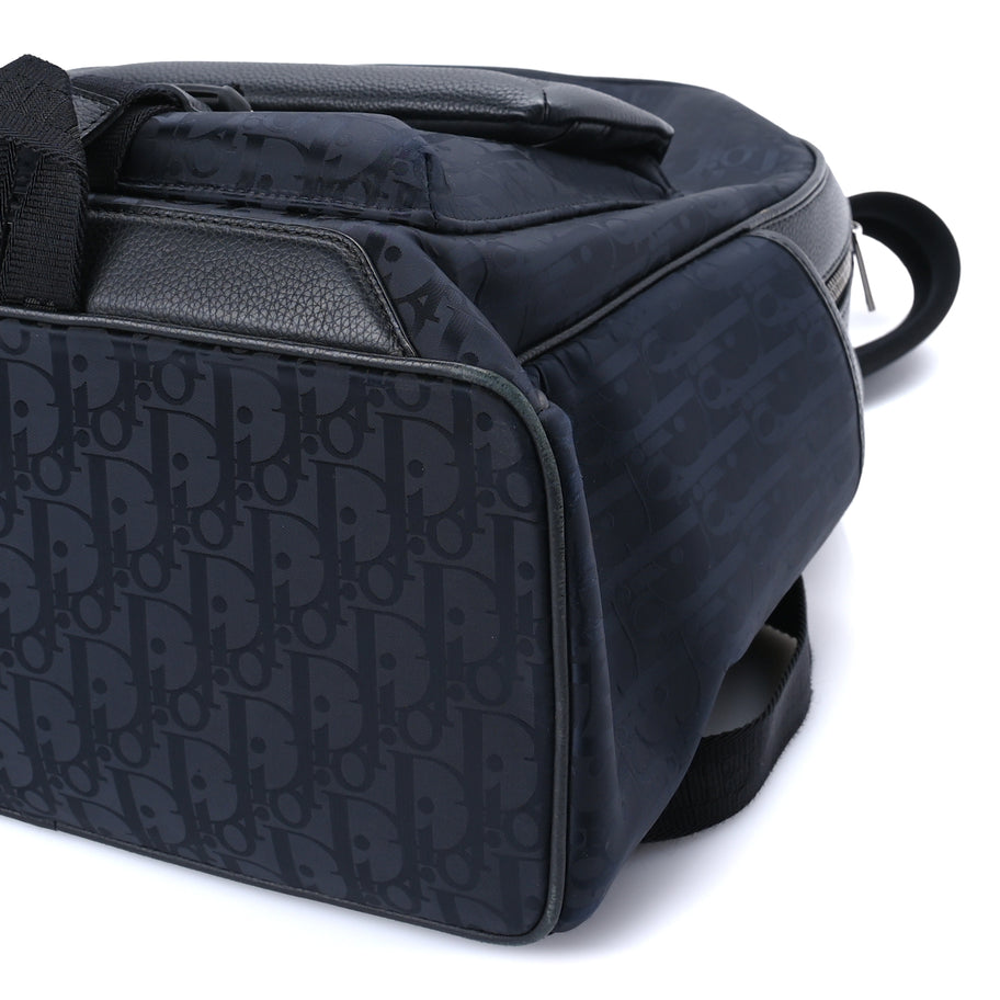Christian Dior Oblique Galaxy Calfskin Backpack  Black Image 8