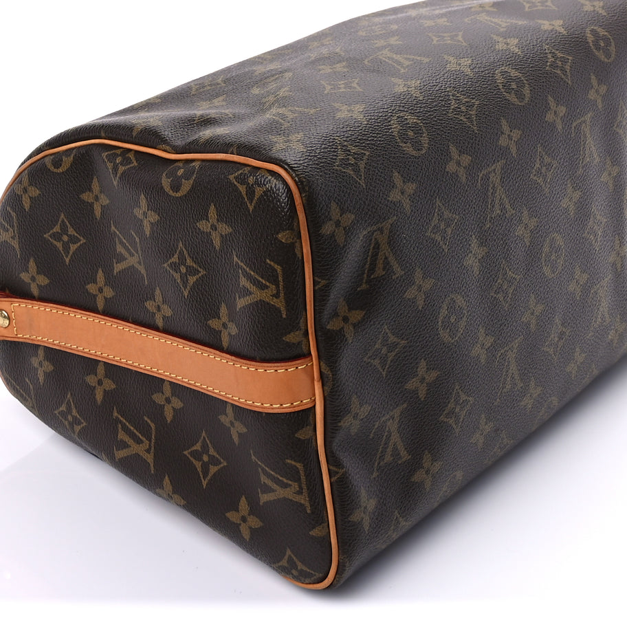 Louis Vuitton Monogram Speedy Bandouliere 30 Brown Image 8