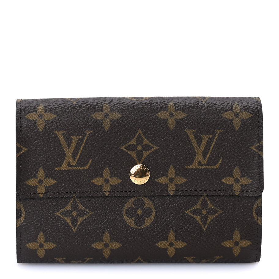 Louis Vuitton Monogram Porte-Monnaie Tresor Wallet Image 1
