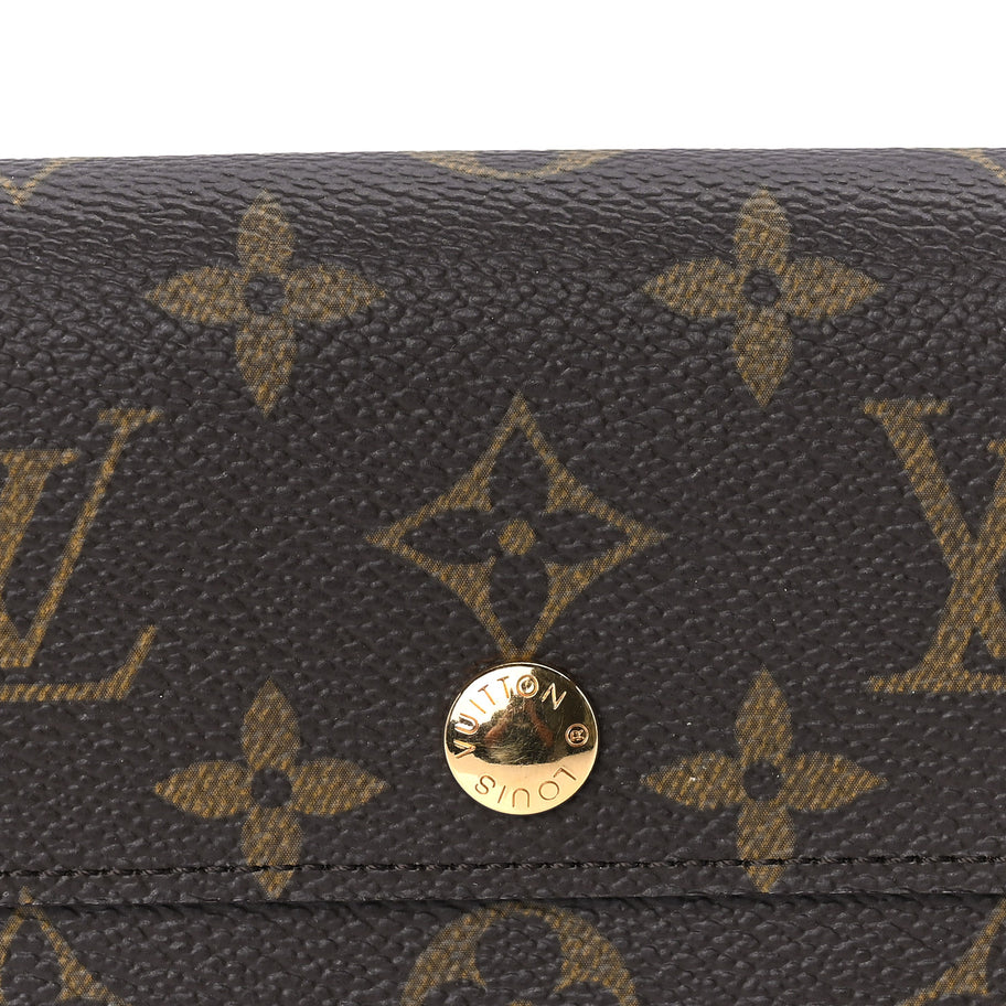 Louis Vuitton Monogram Porte-Monnaie Tresor Wallet Image 3