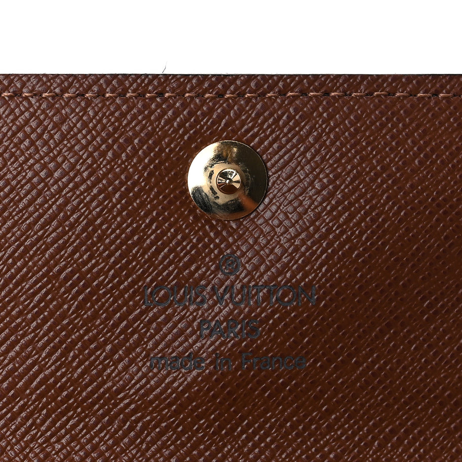 Louis Vuitton Monogram Porte-Monnaie Tresor Wallet Image 7