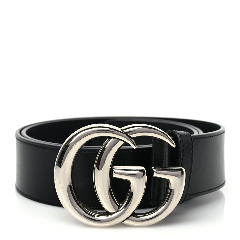 Gucci Calfskin Double G 40mm Belt 90 36 Black Image 1