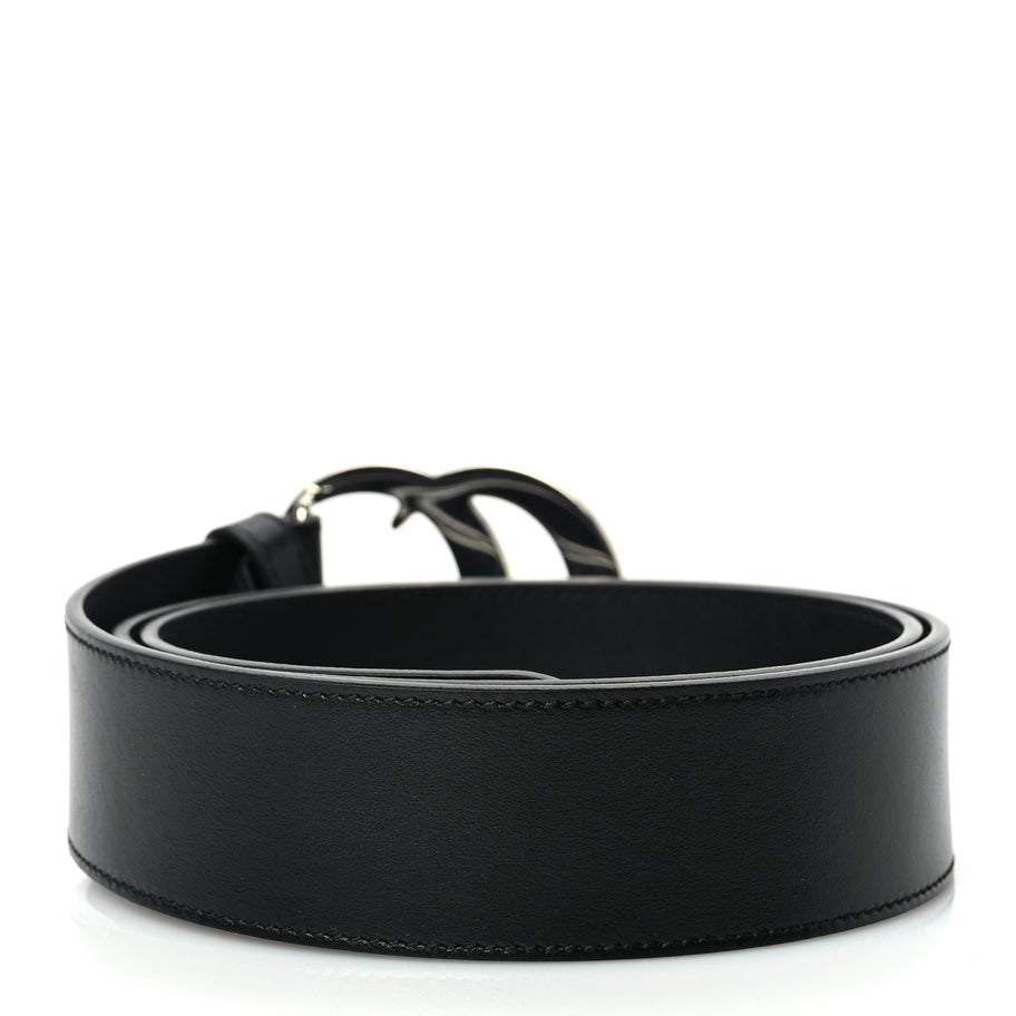 Gucci Calfskin Double G 40mm Belt 90 36 Black Image 2