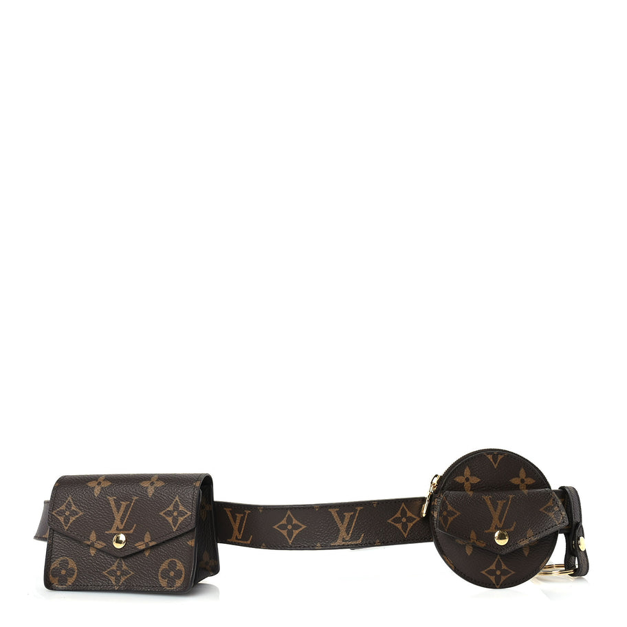 Louis Vuitton Monogram 30mm Daily Multi Pocket Belt 80 32 Brown Image 3