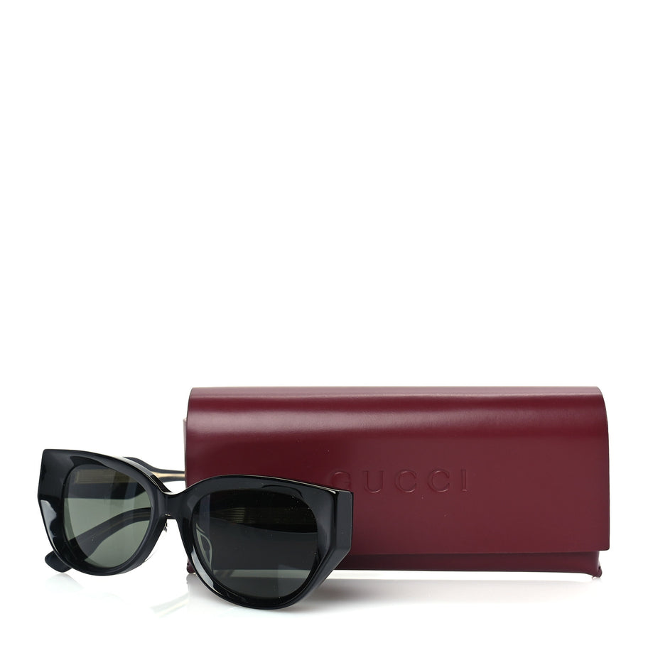 Gucci Acetate Cat Eye Sunglasses GG1532SA  Black Image 7