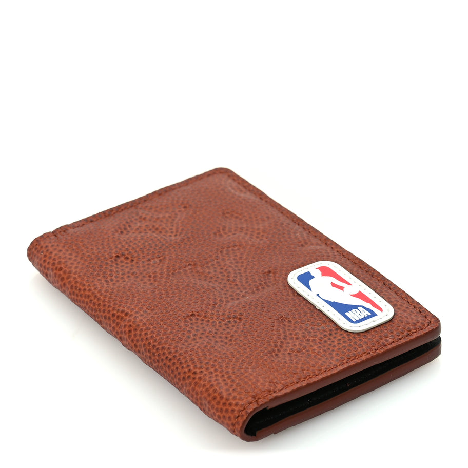 Louis Vuitton X NBA Grained Calfskin Monogram Pocket Organizer  Brick Orange Image 4