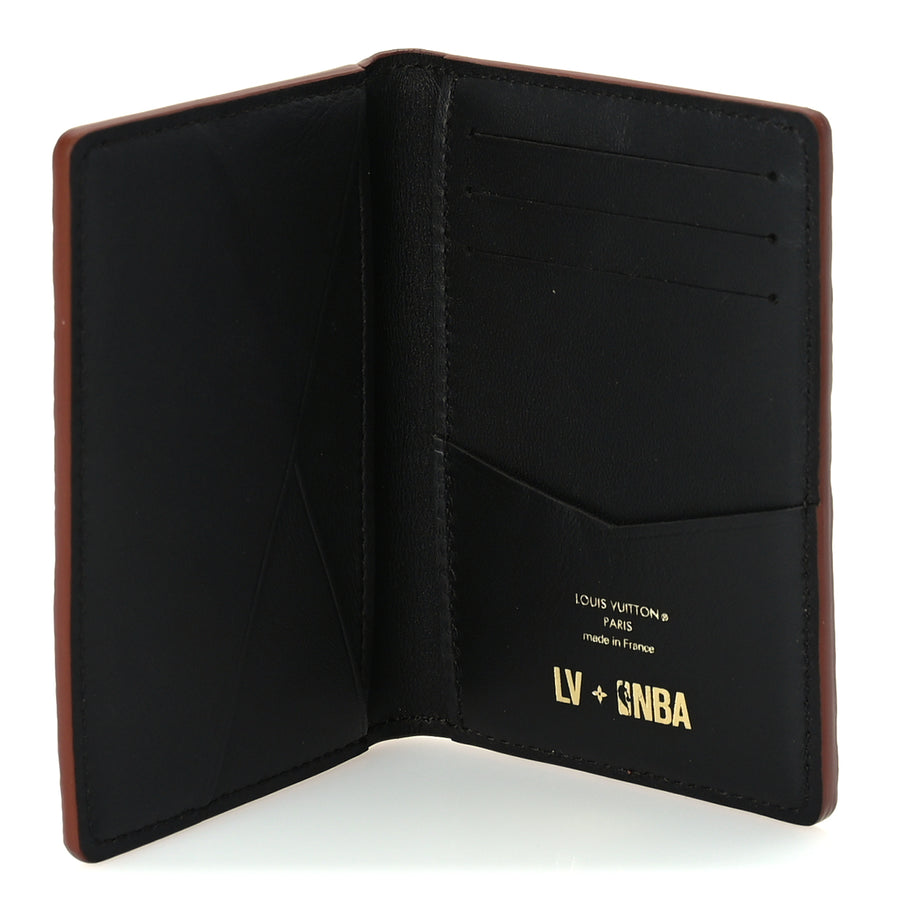 Louis Vuitton X NBA Grained Calfskin Monogram Pocket Organizer  Brick Orange Image 7