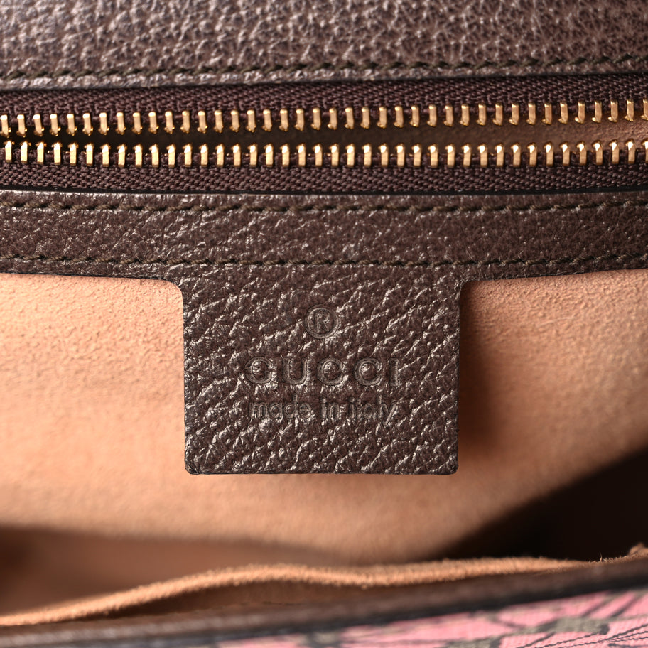 Gucci GG Supreme Monogram Bengal Medium Padlock Shoulder Bag Beige Pink Image 5