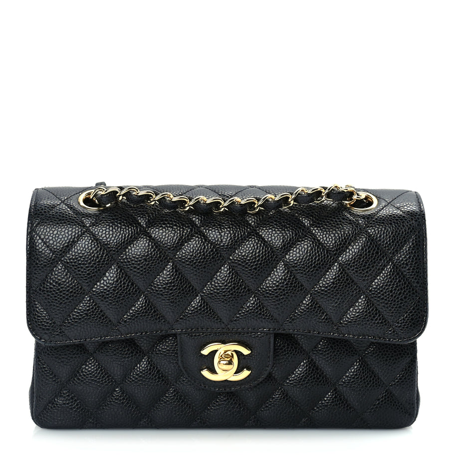 Chanel Caviar Quilted Small Double Flap  Black Image 1