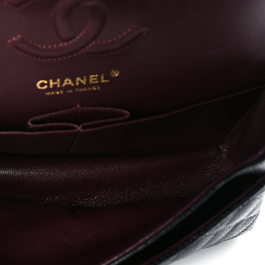 Chanel Caviar Quilted Small Double Flap  Black Image 4
