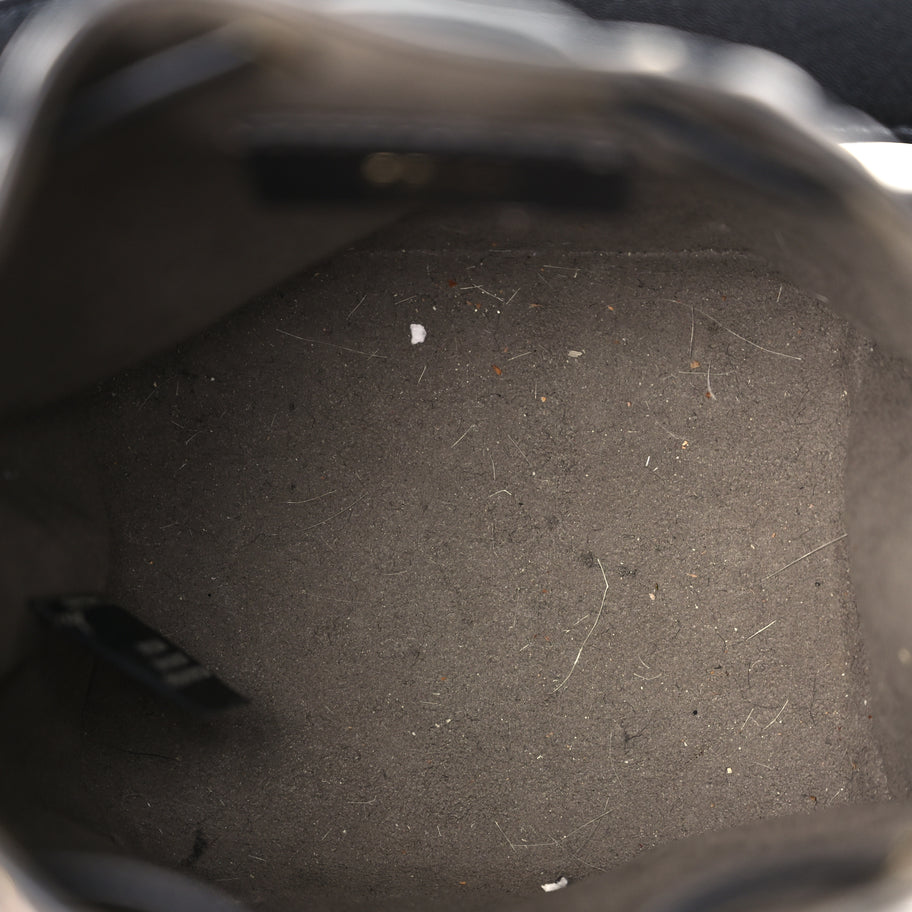 Fendi Vitello Liberty F is Fendi Bi-Color FF 1974 Embossed Mini Mon Tresor Bucket Bag Maya Black Maya Image 4