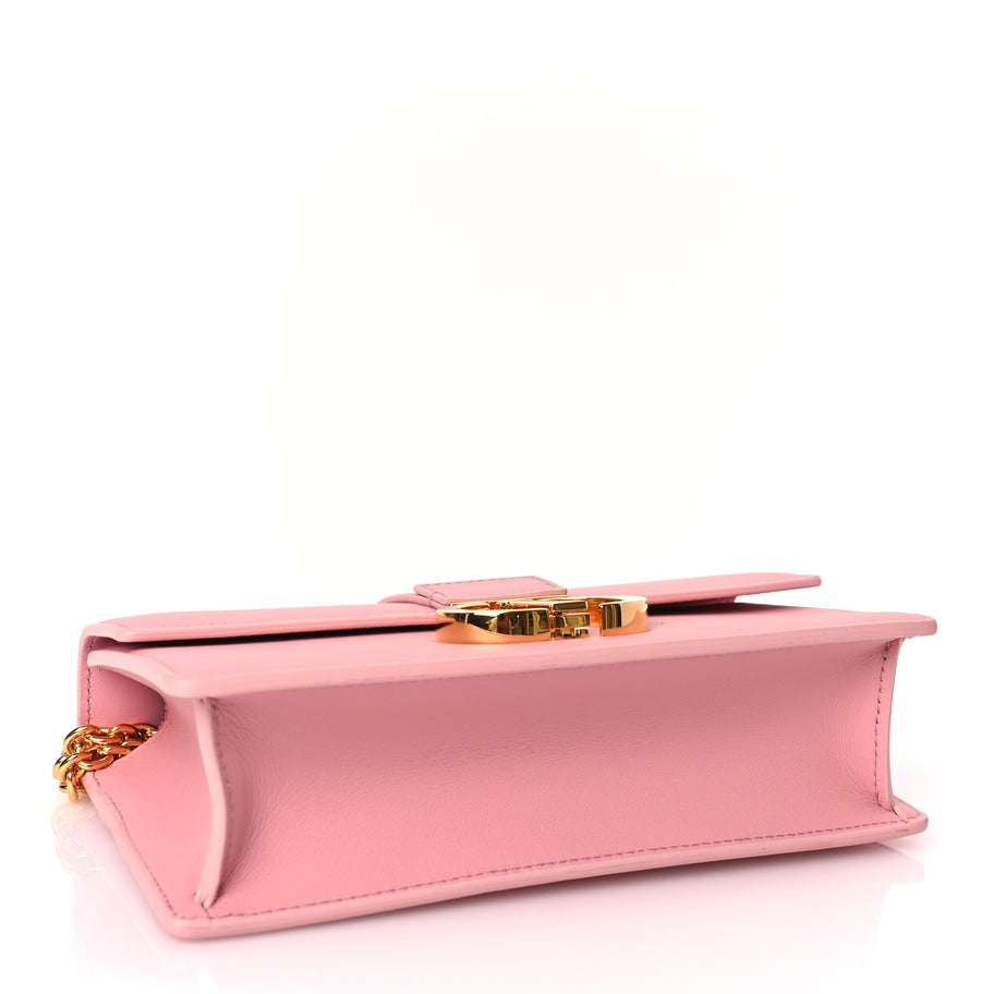 Christian Dior Calfskin 30 Montaigne East West Chain Flap Bag Pink Image 3