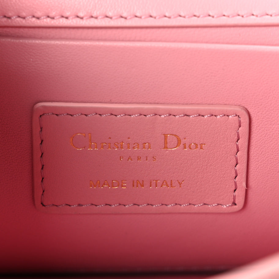 Christian Dior Calfskin 30 Montaigne East West Chain Flap Bag Pink Image 5