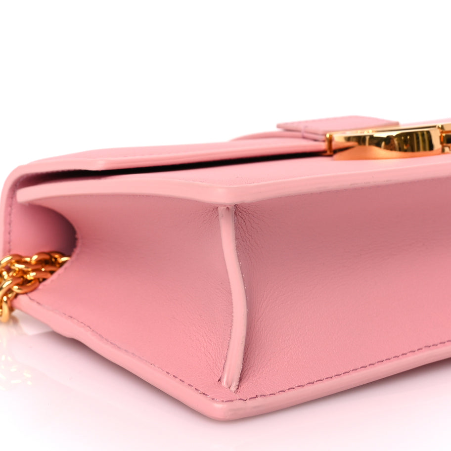 Christian Dior Calfskin 30 Montaigne East West Chain Flap Bag Pink Image 7