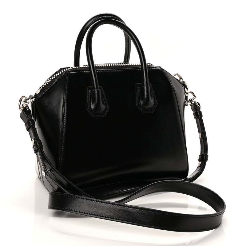  Givenchy Shiny Lord Calfskin Mini Antigona Black