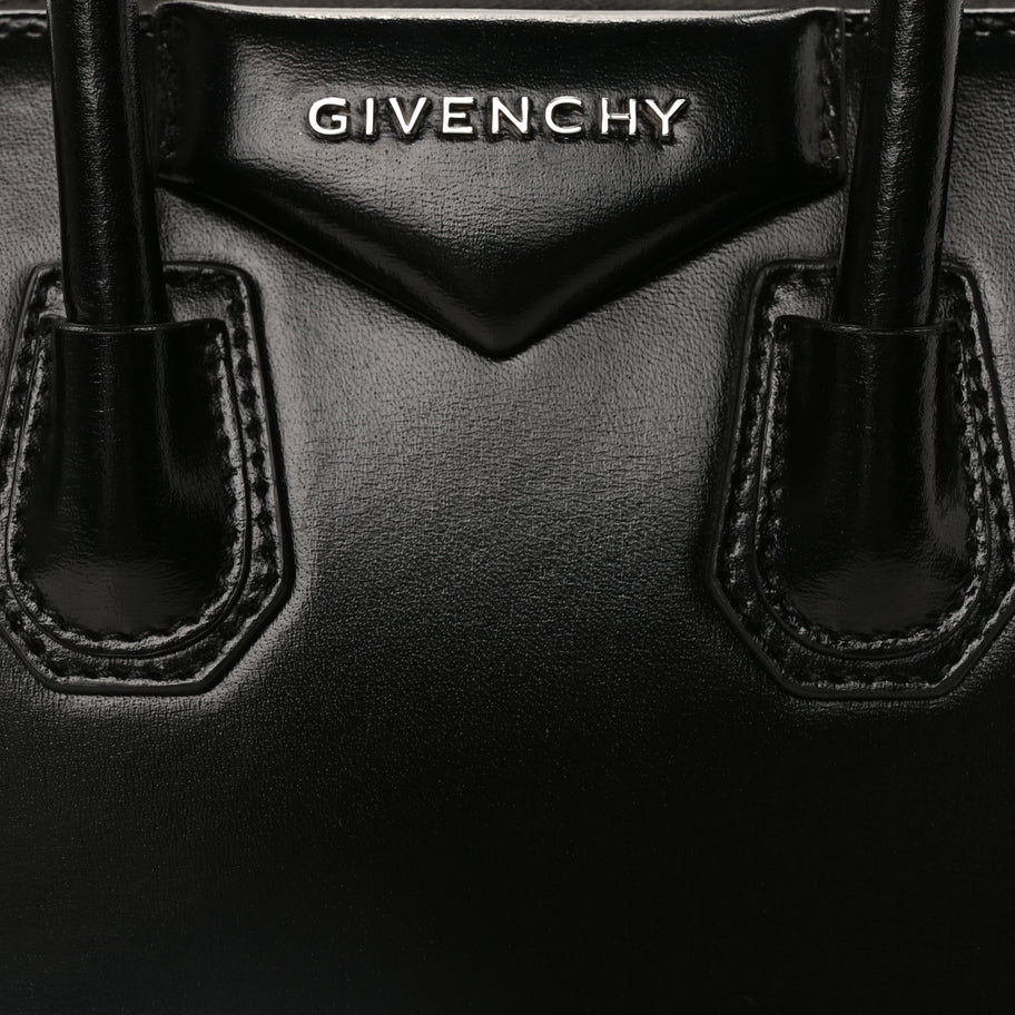 Givenchy Shiny Lord Calfskin Mini Antigona Black Image 6