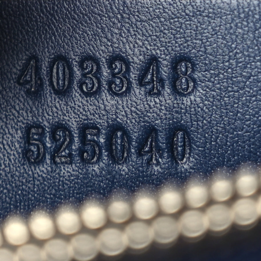 Gucci Calfskin Bee Embroidered Medium Dionysus Shoulder Bag White Blue Hibiscus Red Image 6