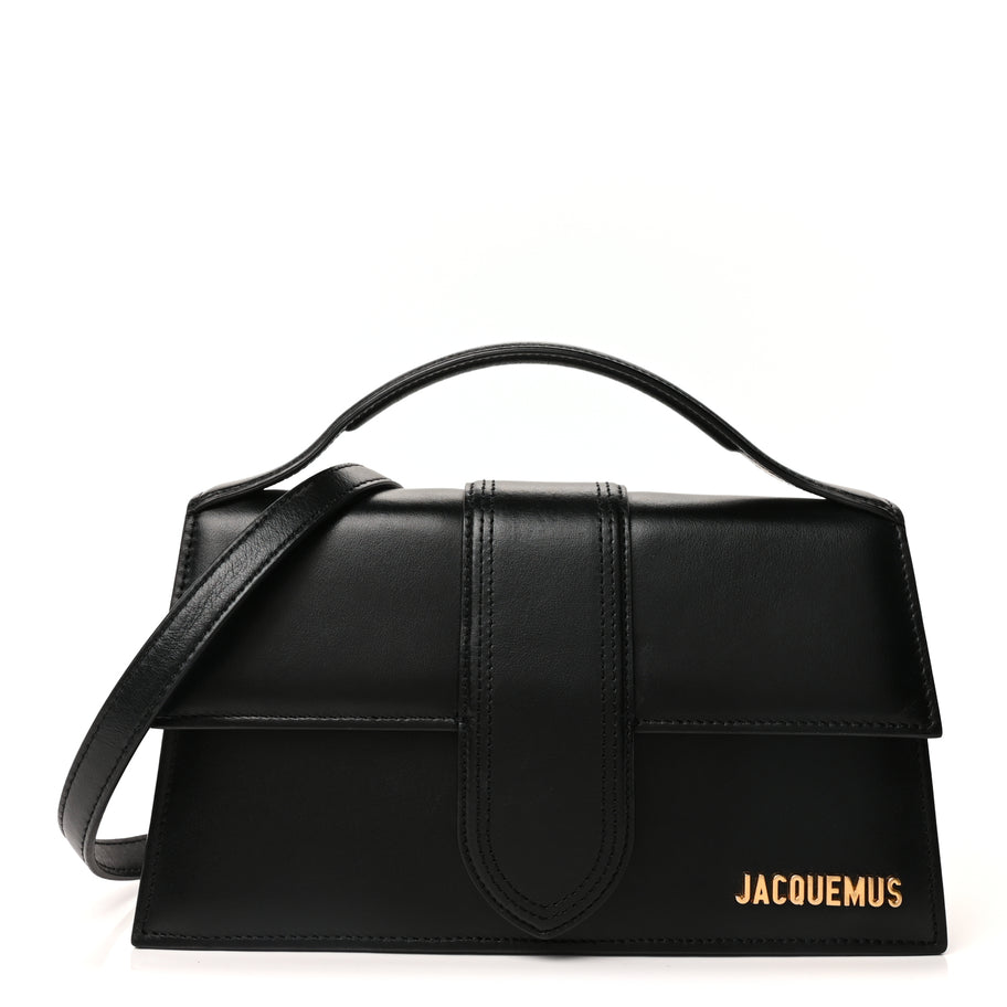 Jacquemus Smooth Calfskin Le Grand Bambino  Black Image 1