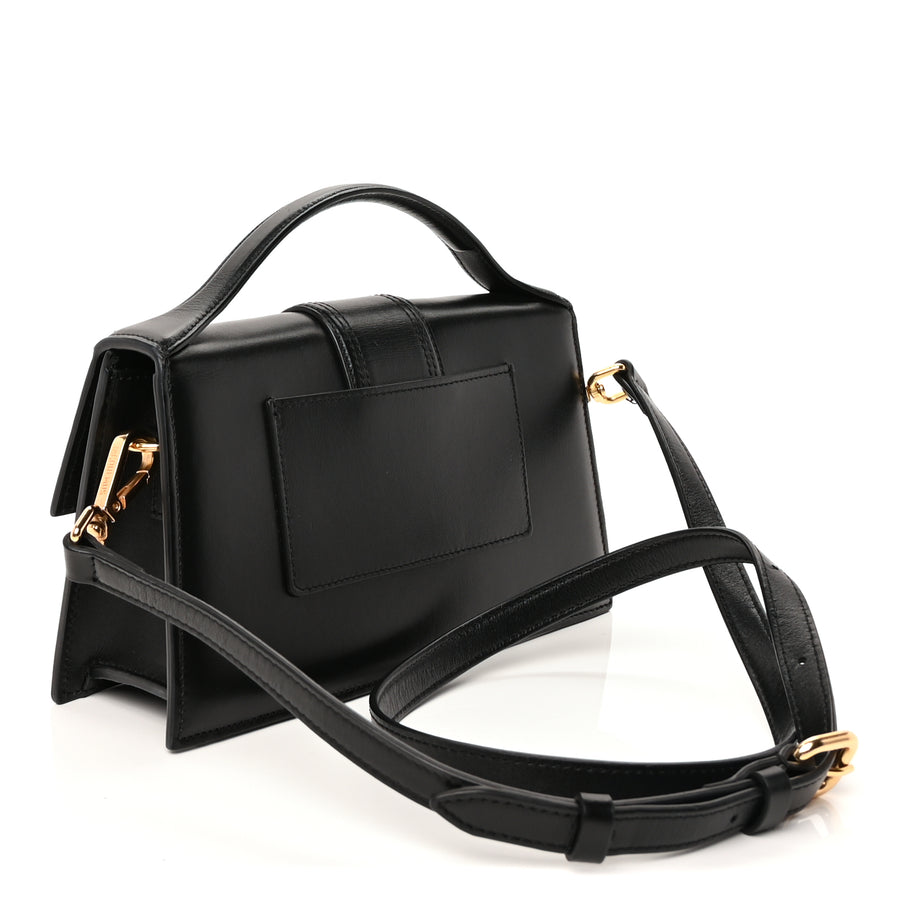 Jacquemus Smooth Calfskin Le Grand Bambino  Black Image 2