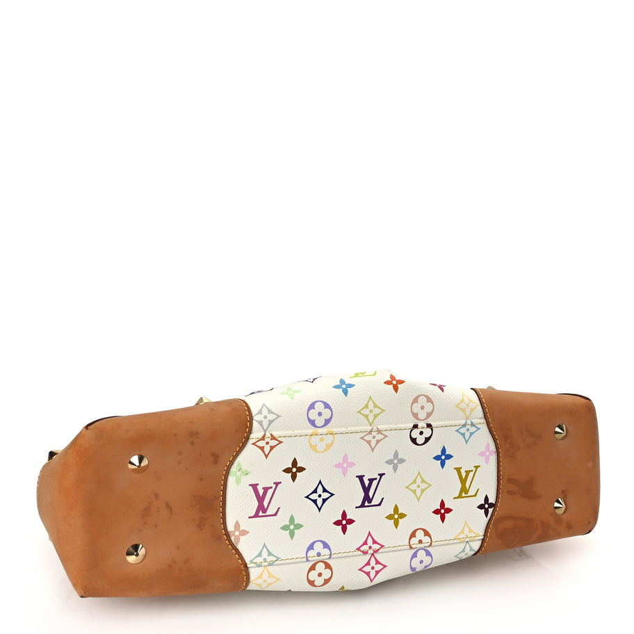 Louis Vuitton Monogram Multicolor Judy MM White Image 3
