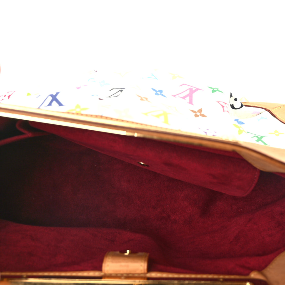 Louis Vuitton Monogram Multicolor Judy MM White Image 4