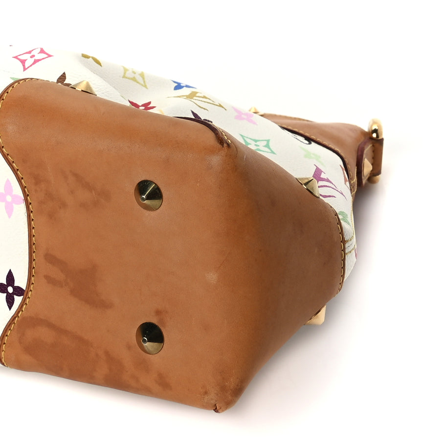 Louis Vuitton Monogram Multicolor Judy MM White Image 8