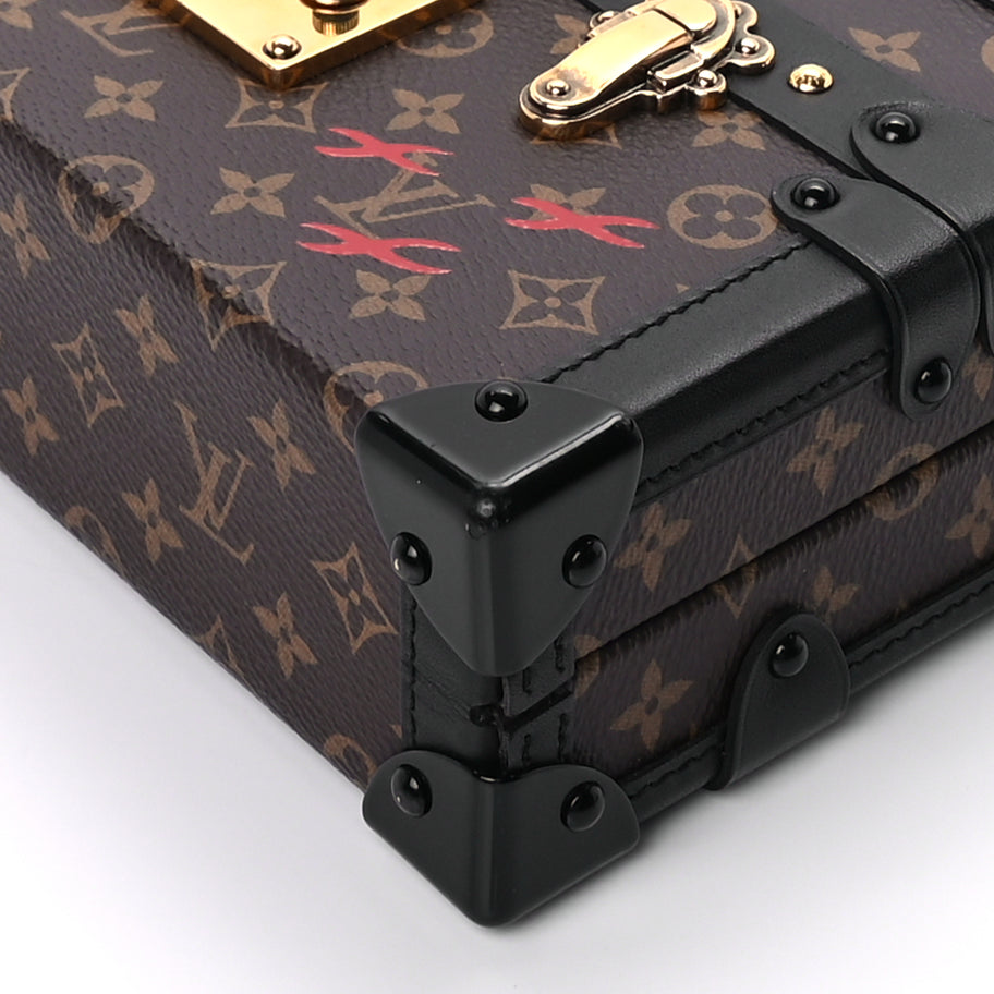 Louis Vuitton Monogram Petite Malle Black Image 7