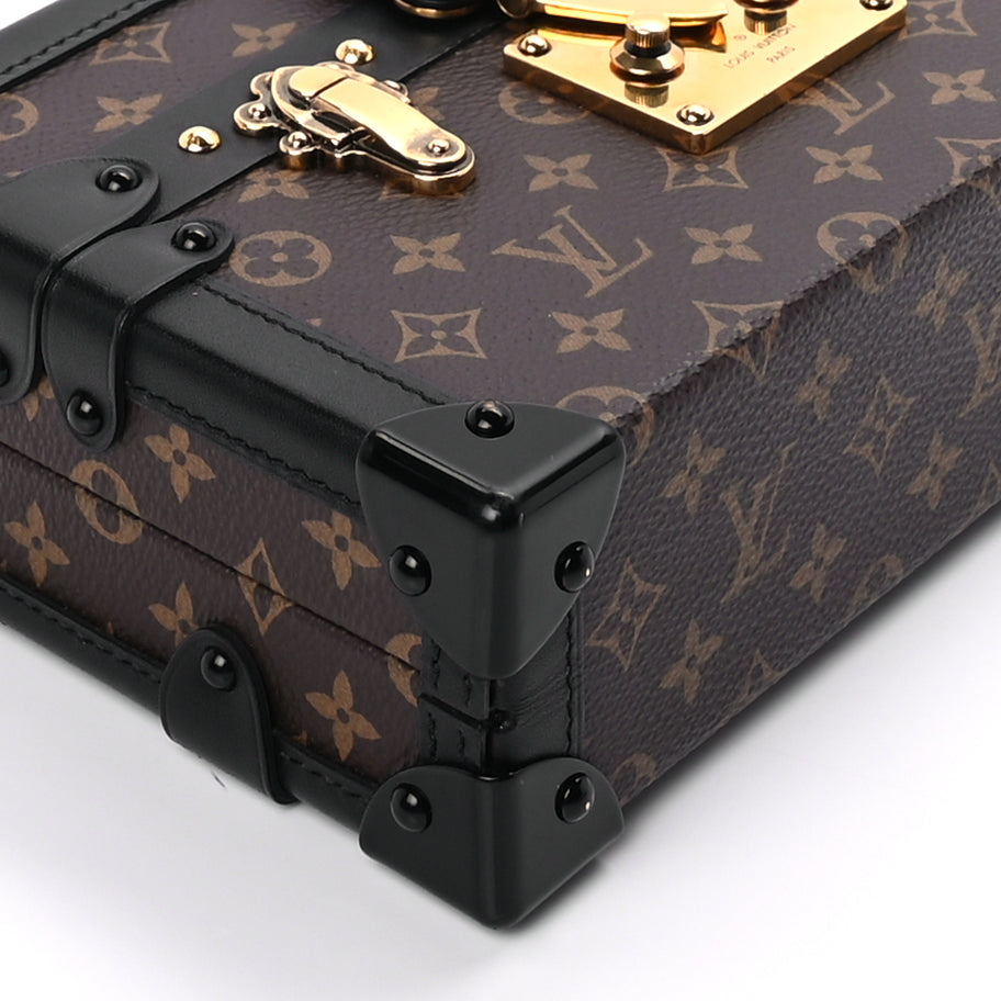 Louis Vuitton Monogram Petite Malle Black Image 8