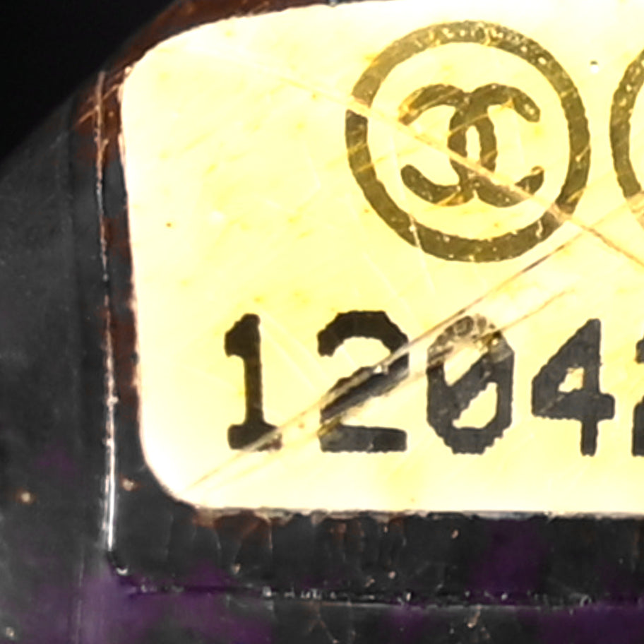 Chanel Lambskin Quilted Medium Double Flap Purple Image 6