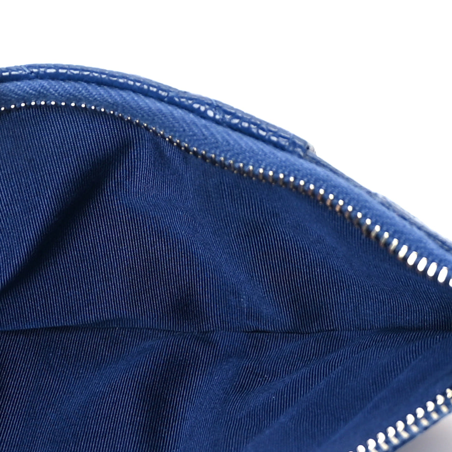 Chanel Caviar Quilted Incognito Classic iPhone Pouch  Blue Image 5