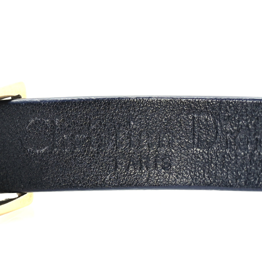 Christian Dior Calfskin Star J'Adior Double Bracelet Blue Image 4