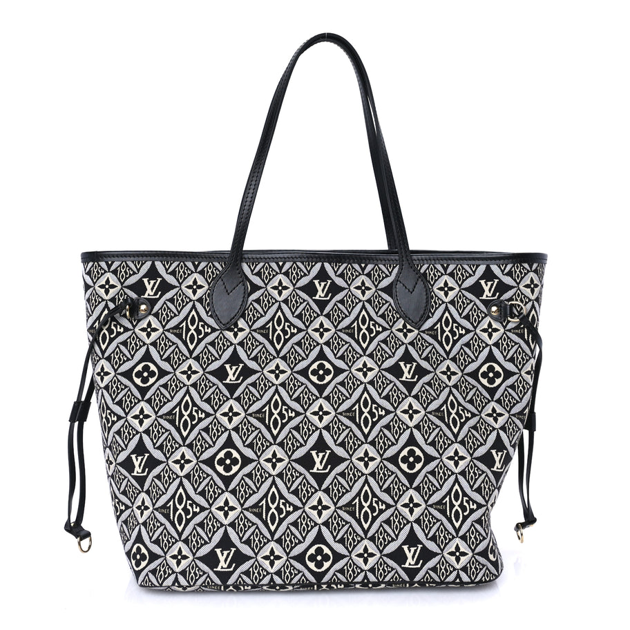Louis Vuitton Jacquard Since 1854 Neverfull MM  Grey Image 1