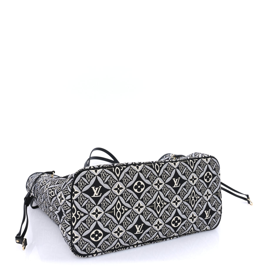 Louis Vuitton Jacquard Since 1854 Neverfull MM  Grey Image 4