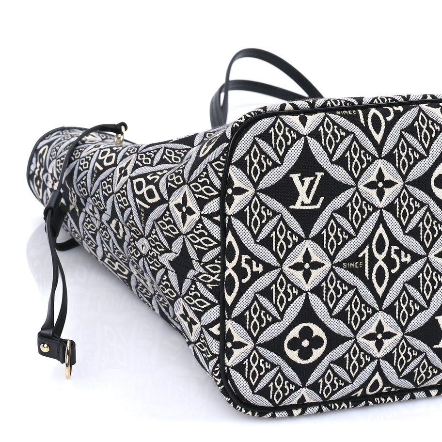 Louis Vuitton Jacquard Since 1854 Neverfull MM  Grey Image 8