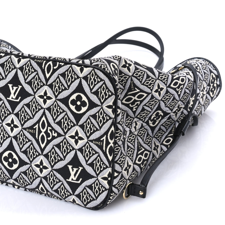 Louis Vuitton Jacquard Since 1854 Neverfull MM  Grey Image 9