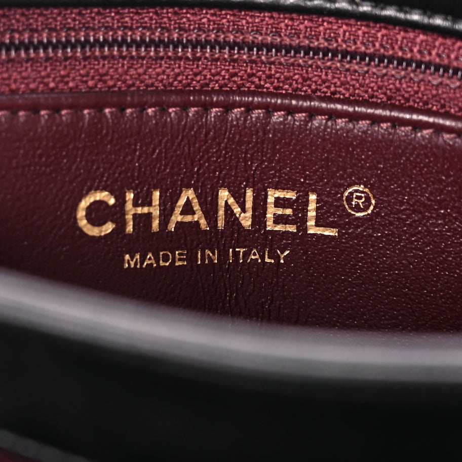 Chanel Lambskin Quilted Medium Trendy CC Flap Dual Handle Bag Black Image 5