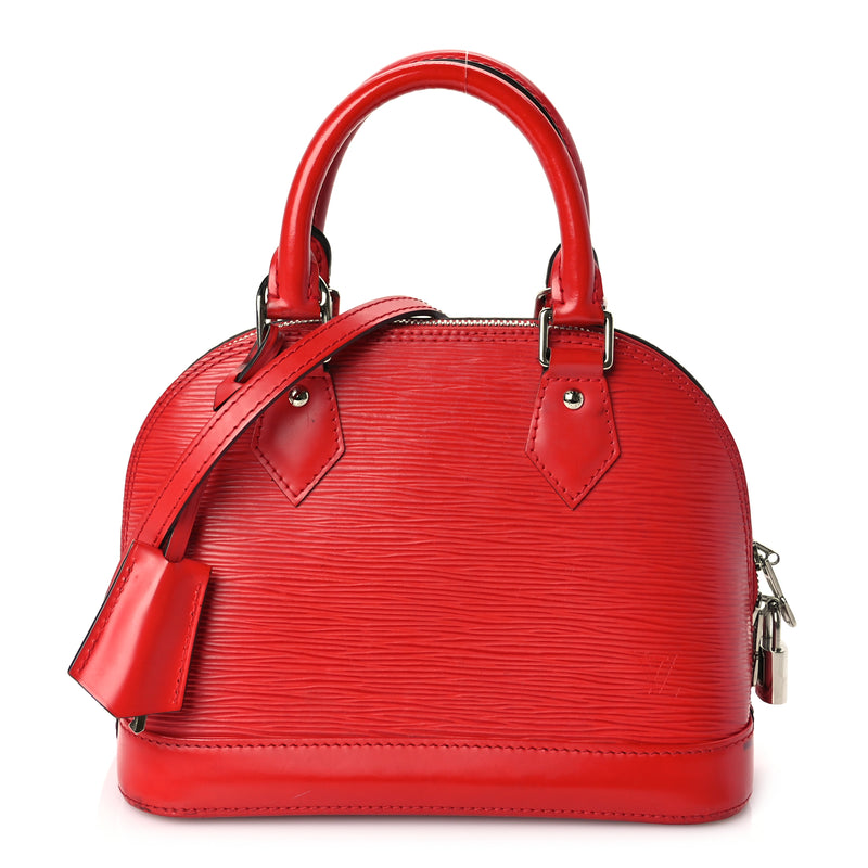  Louis Vuitton Epi Alma BB Coquelicot