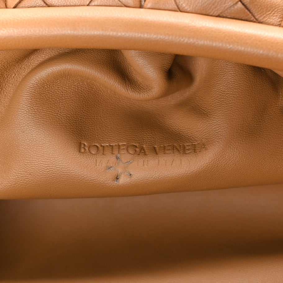 Bottega Veneta Nappa Maxi Intrecciato The Pouch Oversized Clutch Caramel Image 8