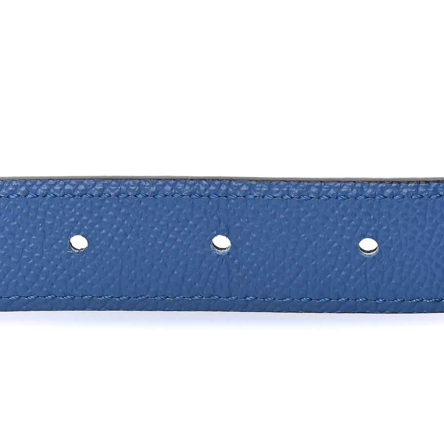 Hermes Swift Epsom 32mm H Belt 80  Deep Blue Black Image 3